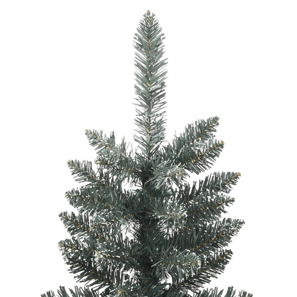 8720287110255_g_en_hd_2 vidaXL Artificial Slim Christmas Tree with Stand Green 120 cm PVC - Image 3