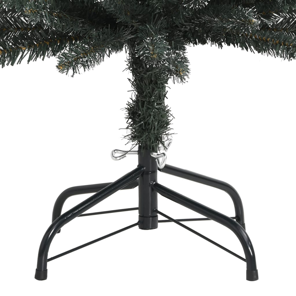 8720287110255_g_en_hd_3 vidaXL Artificial Slim Christmas Tree with Stand Green 120 cm PVC - Image 4