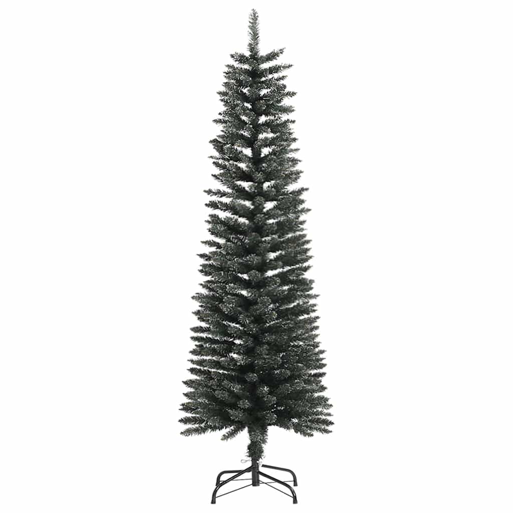 8720287110262_g_en_hd_2 vidaXL Artificial Slim Christmas Tree with Stand Green 150 cm PVC - Image 3