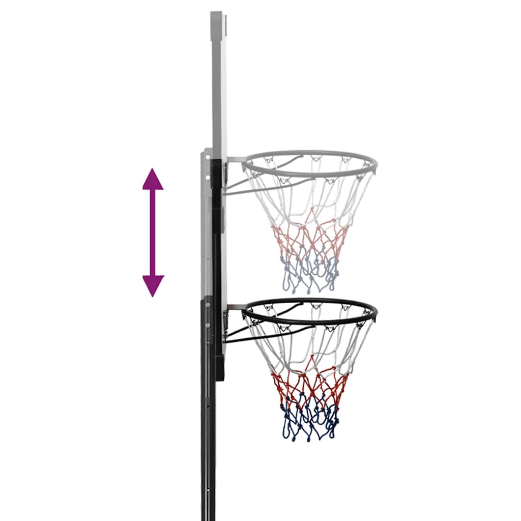 8720287110460_g_en_hd_8 vidaXL Basketball Stand Transparent 235-305 cm Polycarbonate - Image 9