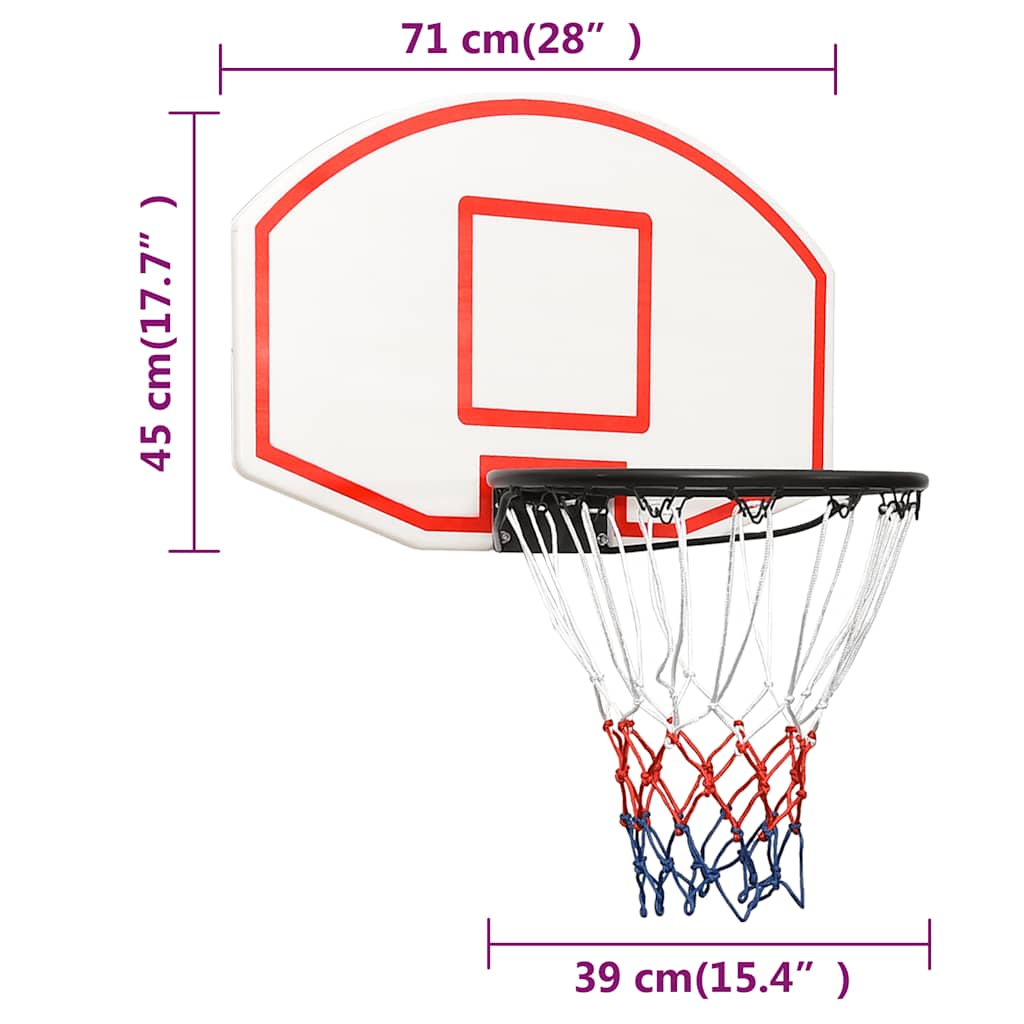8720287110569_g_en_hd_7 vidaXL Basketball Backboard White 71x45x2 cm Polyethene - Image 8