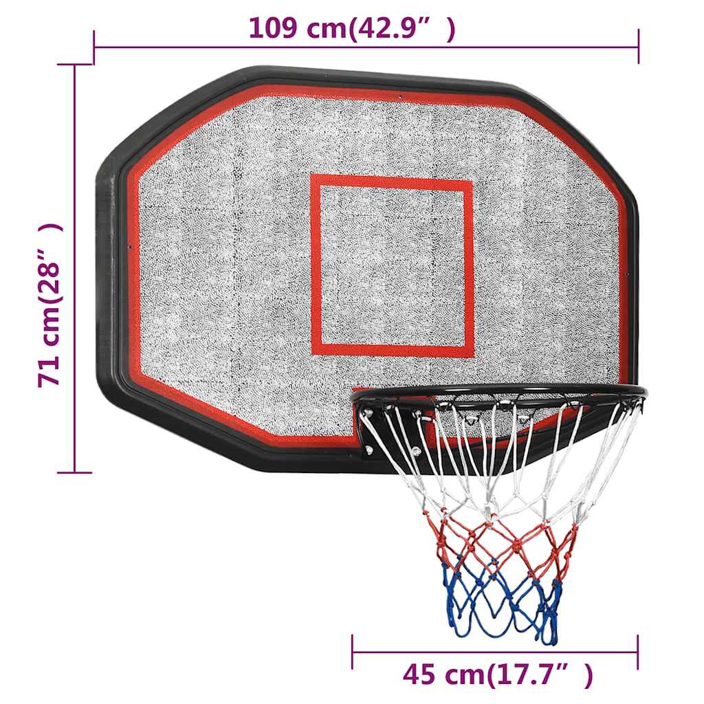 8720287110576_g_en_hd_6 vidaXL Basketball Backboard Black 109x71x3 cm Polyethene - Image 7