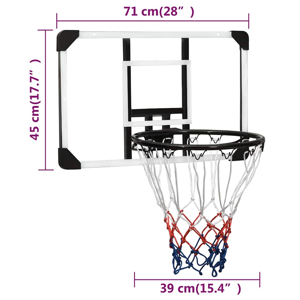 8720287110620_g_en_hd_7 vidaXL Basketball Backboard Transparent 71x45x2.5 cm Polycarbonate - Image 8