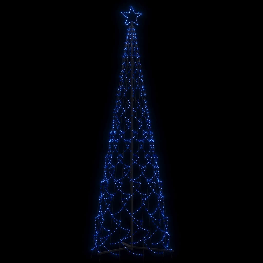 8720287110903_g_en_hd_1 vidaXL Christmas Cone Tree Blue 500 LEDs 100x300 cm - Image 3