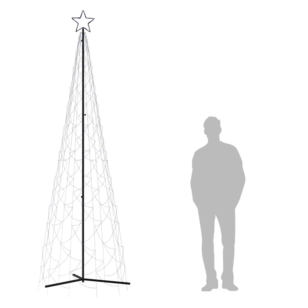 8720287110903_g_en_hd_5 vidaXL Christmas Cone Tree Blue 500 LEDs 100x300 cm - Image 7