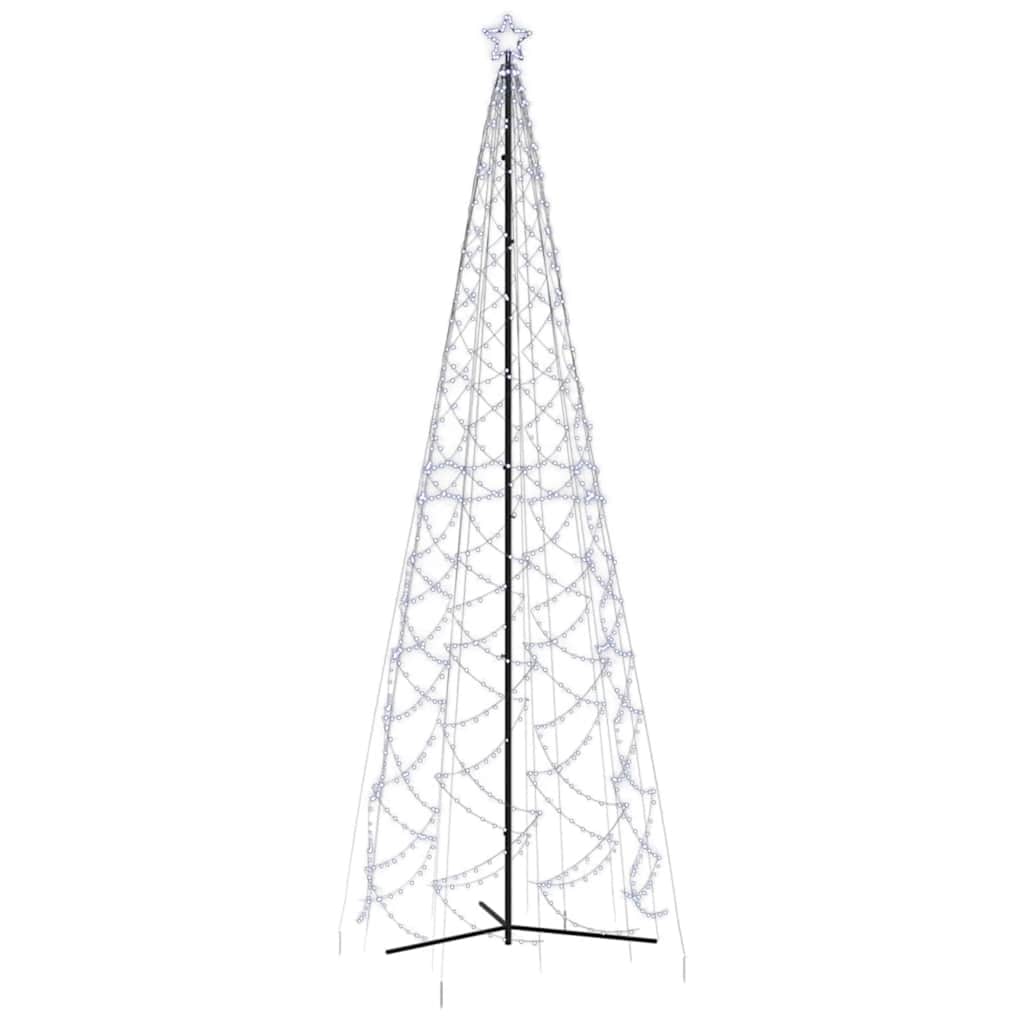 8720287110934_a_en_hd_1 vidaXL Christmas Cone Tree Cold White 1400 LEDs 160x500 cm - Image 2