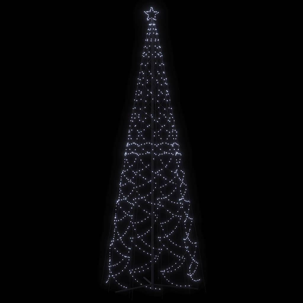 8720287110934_g_en_hd_1 vidaXL Christmas Cone Tree Cold White 1400 LEDs 160x500 cm - Image 3