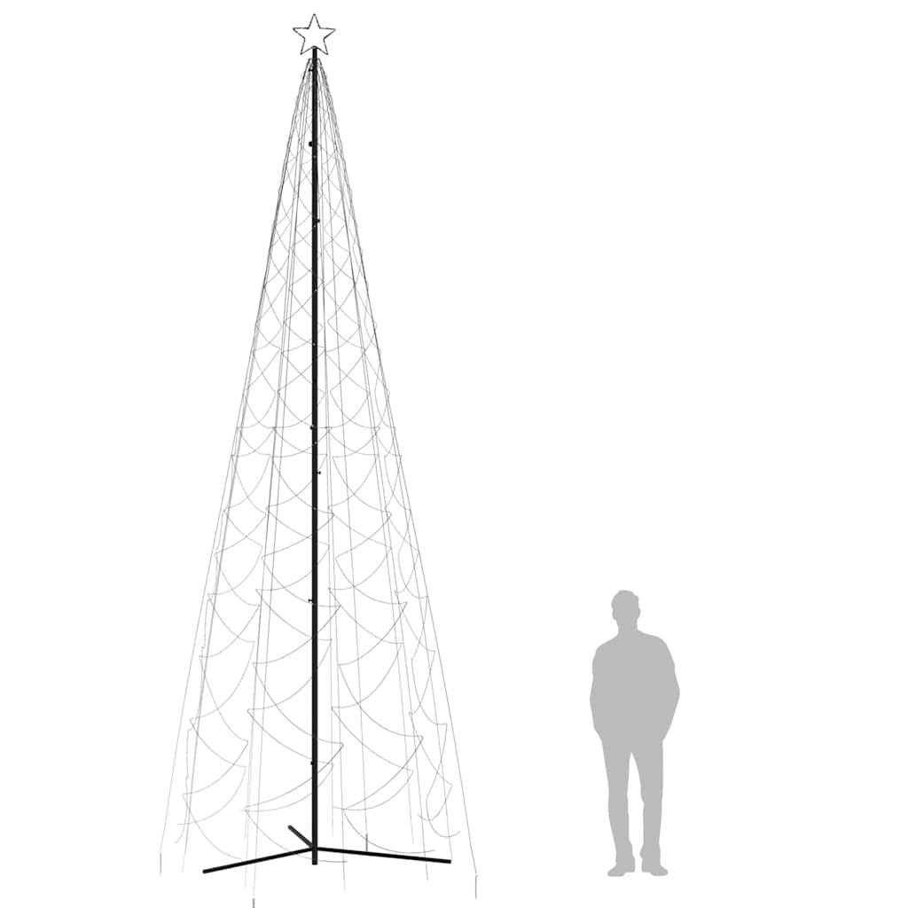 8720287110934_g_en_hd_5 vidaXL Christmas Cone Tree Cold White 1400 LEDs 160x500 cm - Image 7