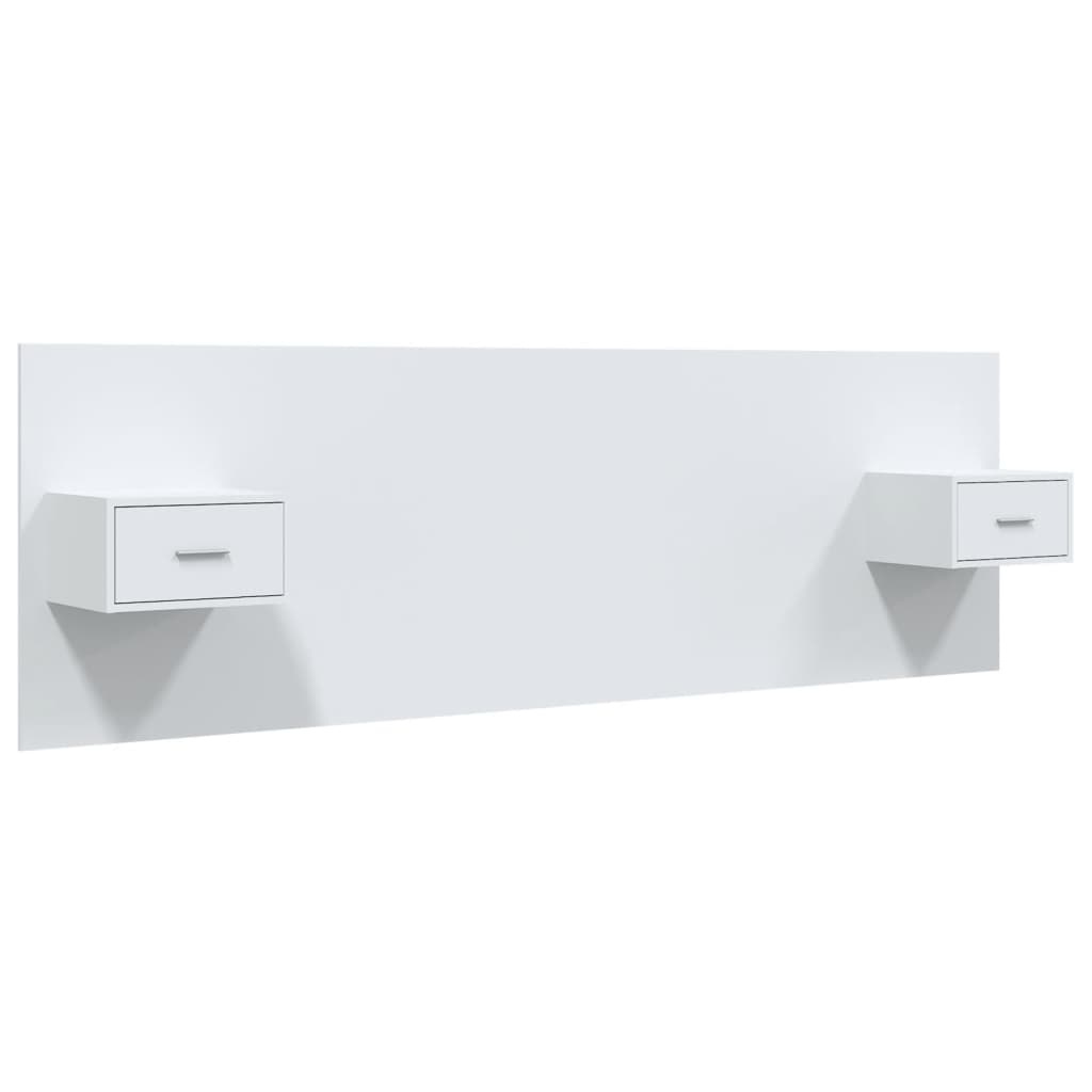 8720287121602_a_en_hd_1 vidaXL Bed Headboard with Cabinets White 160 cm Engineered Wood - Image 2