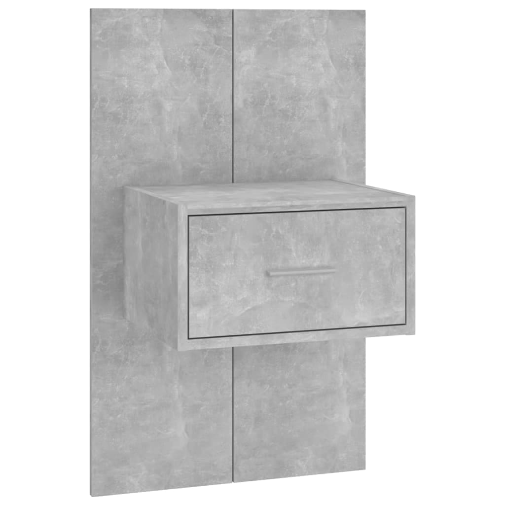 8720287121633_g_en_hd_2 vidaXL Bed Headboard with Cabinets Concrete Grey 160 cm Engineered Wood - Image 4