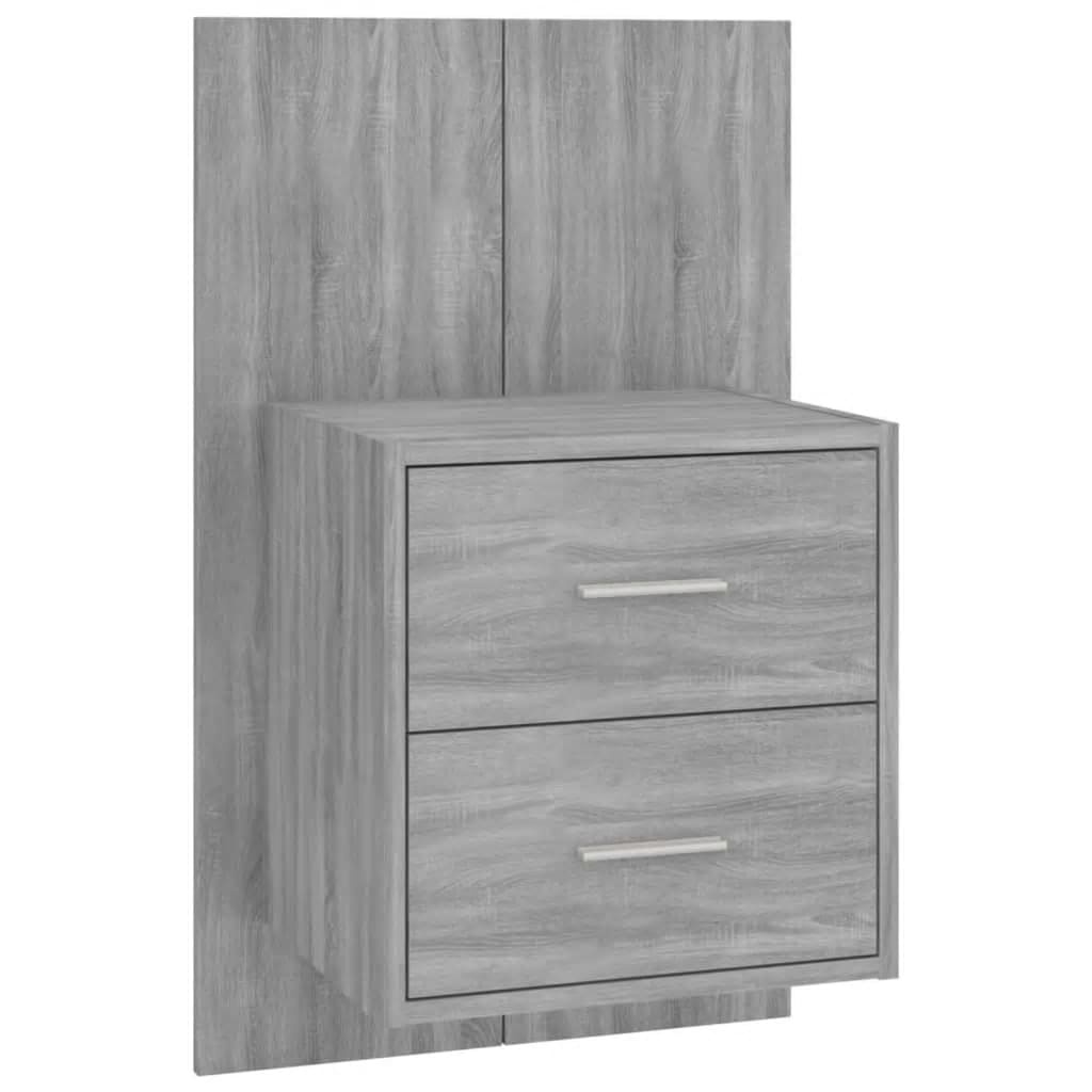 8720287121749_g_en_hd_2 vidaXL Bed Headboard with Cabinets Grey Sonoma Engineered Wood - Image 4