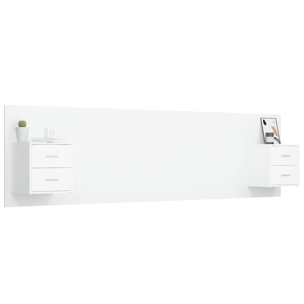 8720287121923_g_en_hd_1 vidaXL Bed Headboard with Cabinets White 200 cm Engineered Wood - Image 3