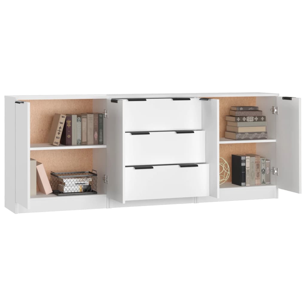 8720287122401_g_en_hd_3 vidaXL 3 Piece Sideboards White Engineered Wood - Image 6