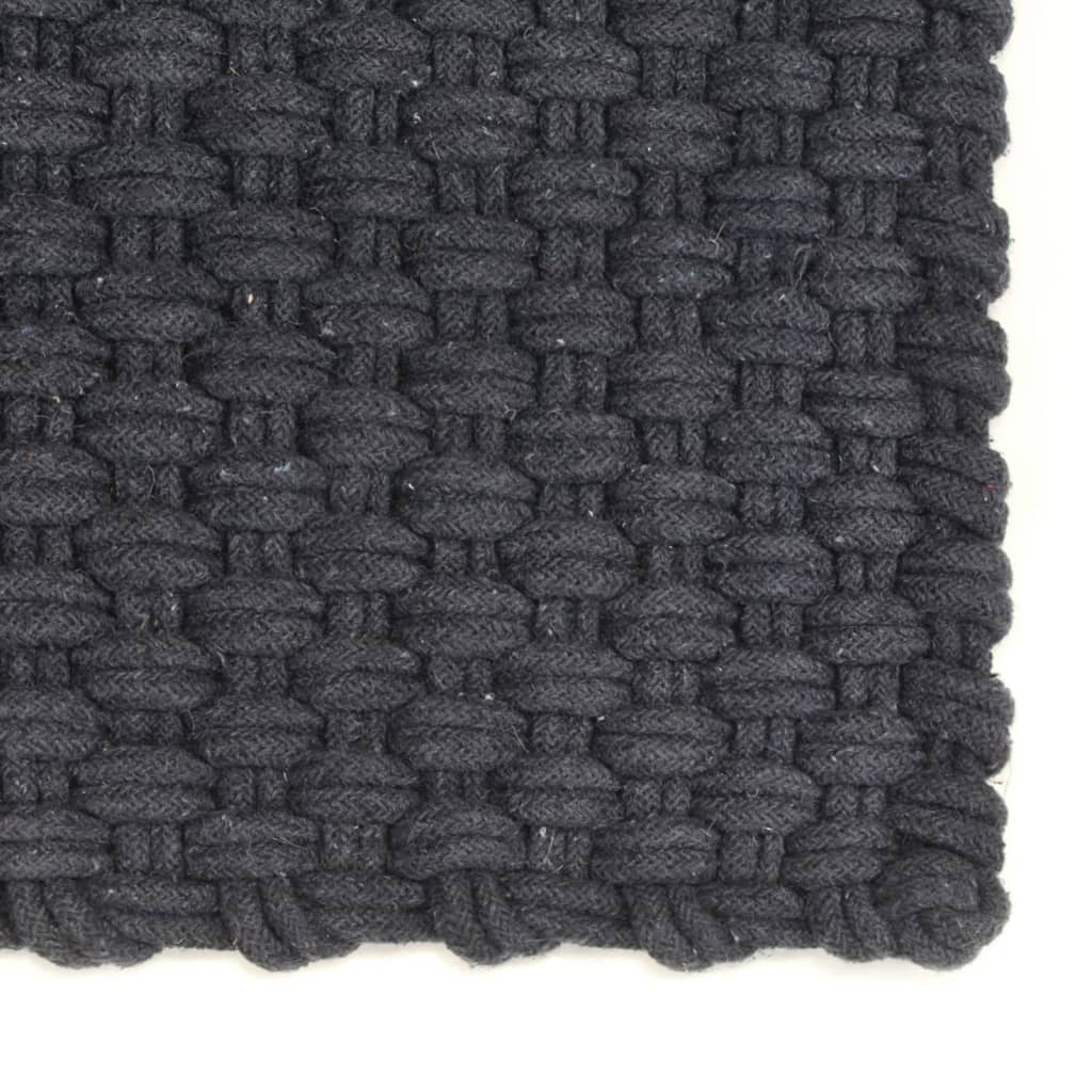8720287124641_g_en_hd_1 vidaXL Rug Rectangular Anthracite 120x180 cm Cotton - Image 2