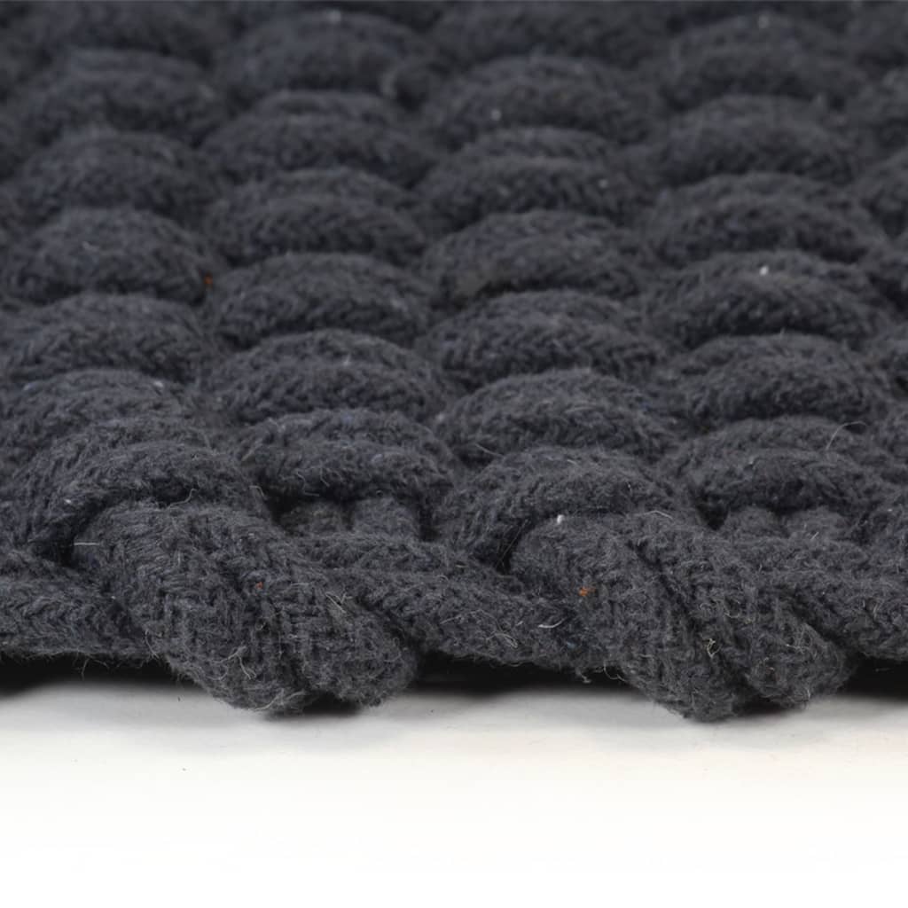 8720287124641_g_en_hd_2 vidaXL Rug Rectangular Anthracite 120x180 cm Cotton - Image 3