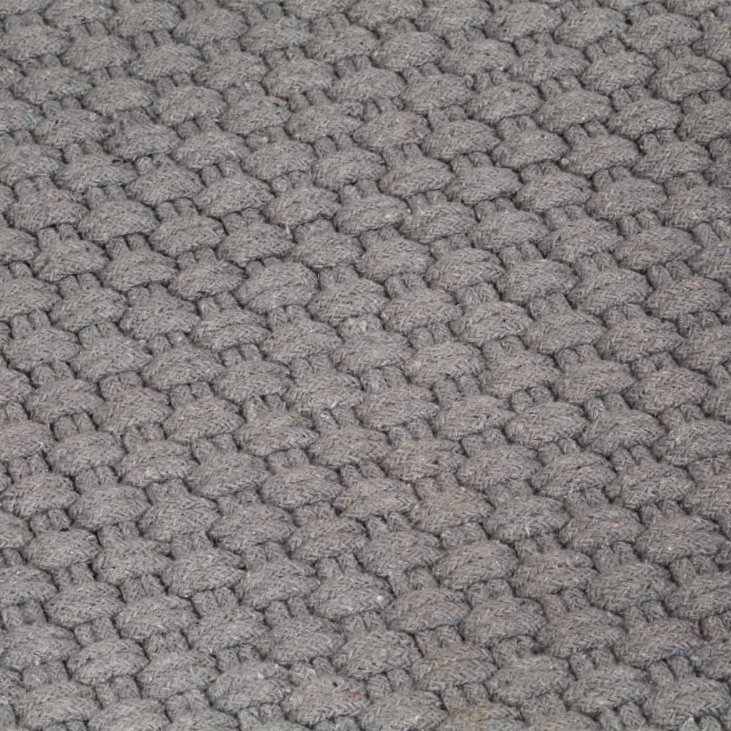 8720287124719_g_en_hd_4 vidaXL Rug Rectangular Grey 180x250 cm Cotton - Image 5