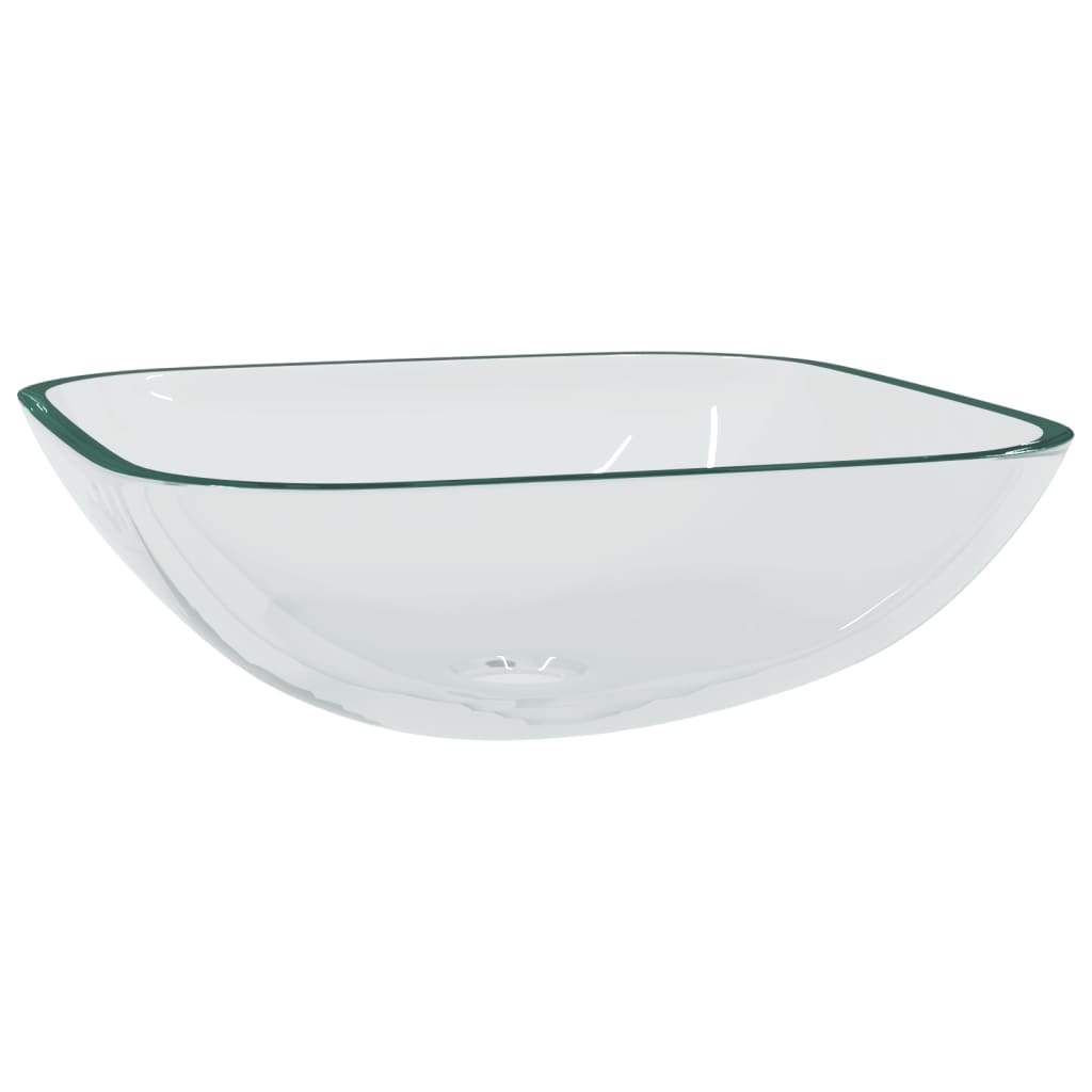 8720287124818_a_en_hd_1 vidaXL Basin Glass 42x42x14 cm Transparent - Image 2