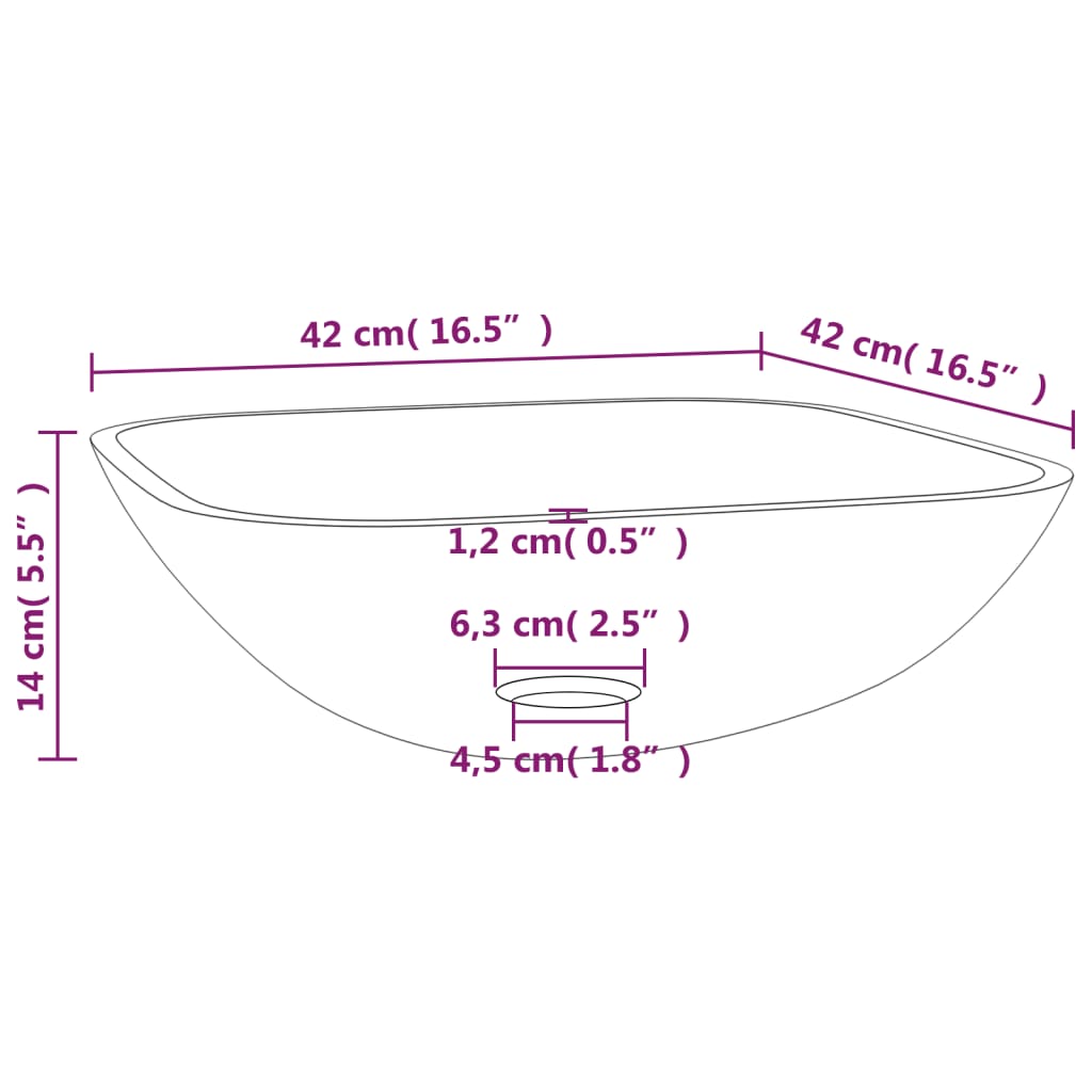 8720287124818_g_en_hd_4 vidaXL Basin Glass 42x42x14 cm Transparent - Image 6