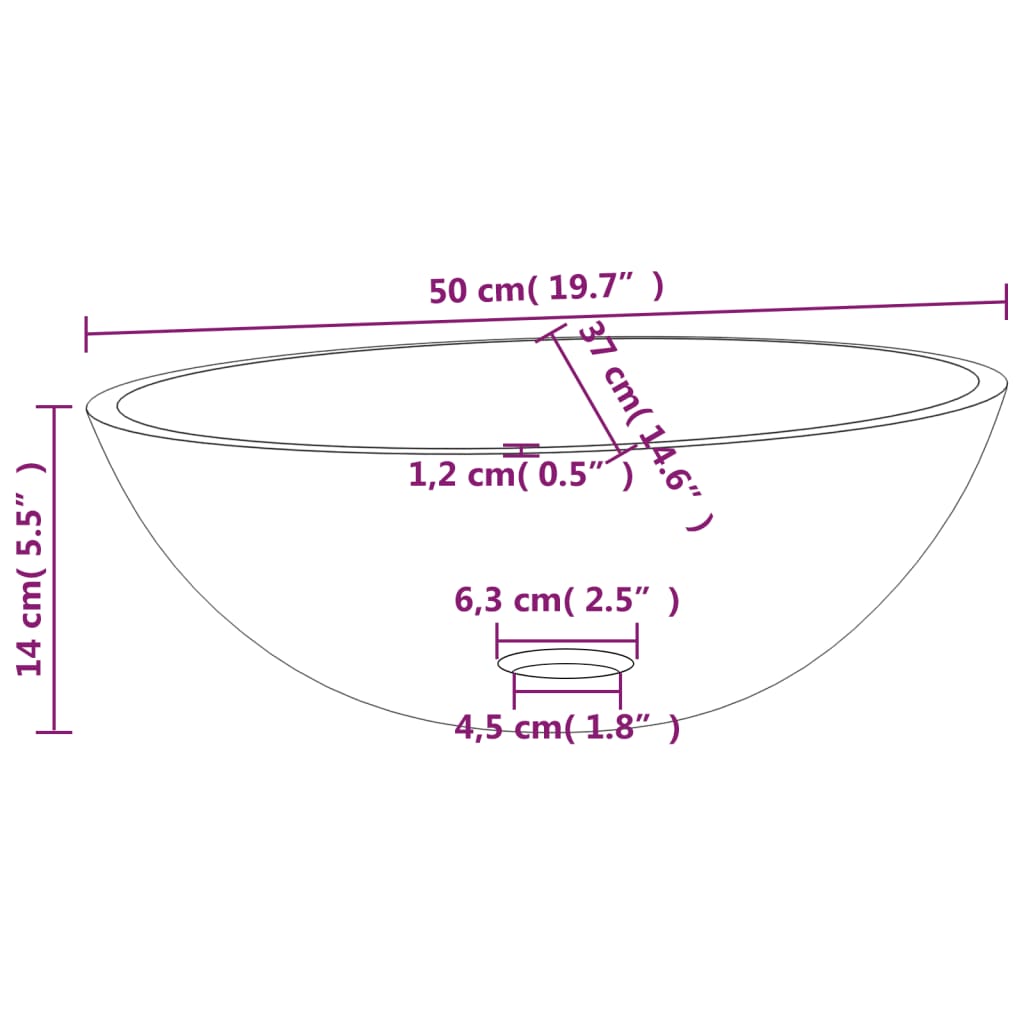 8720287124825_g_en_hd_5 vidaXL Basin Glass 50x37x14 cm Transparent - Image 7