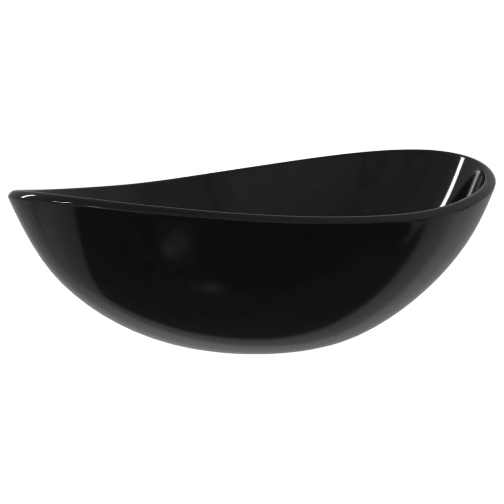8720287124955_a_en_hd_1 vidaXL Basin Tempered Glass 54.5x35x15.5 cm Black - Image 2