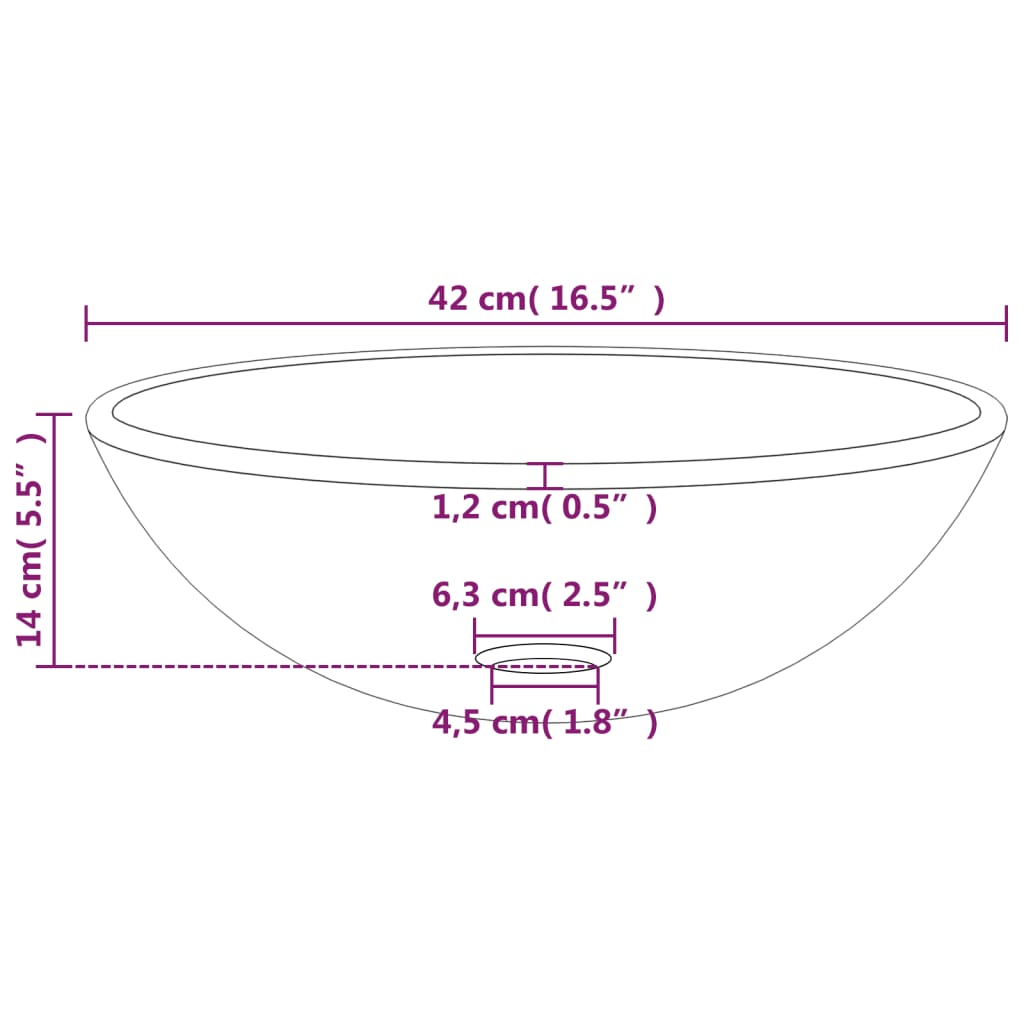 8720287124962_g_en_hd_3 vidaXL Basin Tempered Glass 42x14 cm White - Image 5