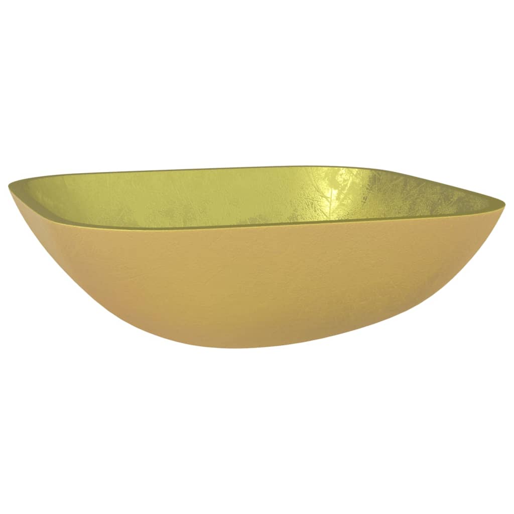 8720287125051_a_en_hd_1 vidaXL Basin Glass 42x42x14 cm Gold - Image 2