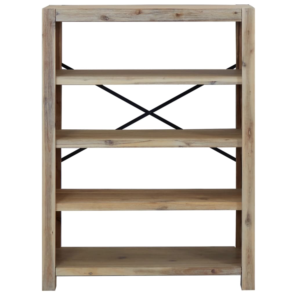 8720287125280_g_en_hd_1 vidaXL 4-Tier Bookcase 80x30x110 cm Solid Wood Acacia - Image 4