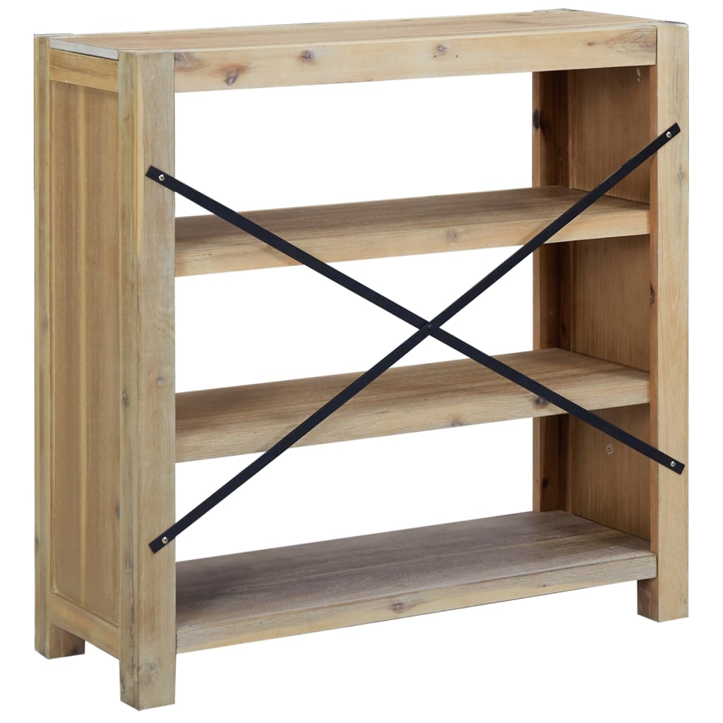 8720287125297_g_en_hd_3 vidaXL 3-Tier Bookcase 80x30x80 cm Solid Wood Acacia - Image 6