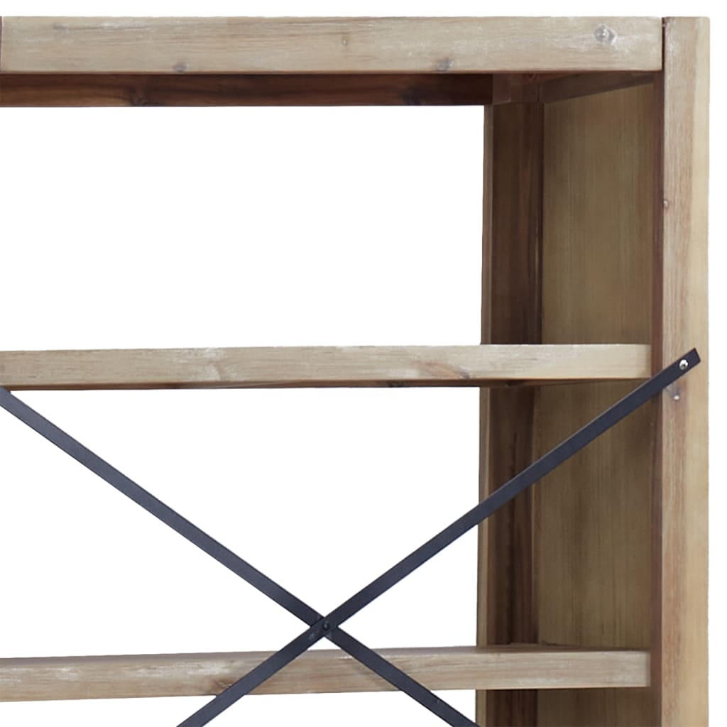 8720287125297_g_en_hd_4 vidaXL 3-Tier Bookcase 80x30x80 cm Solid Wood Acacia - Image 7