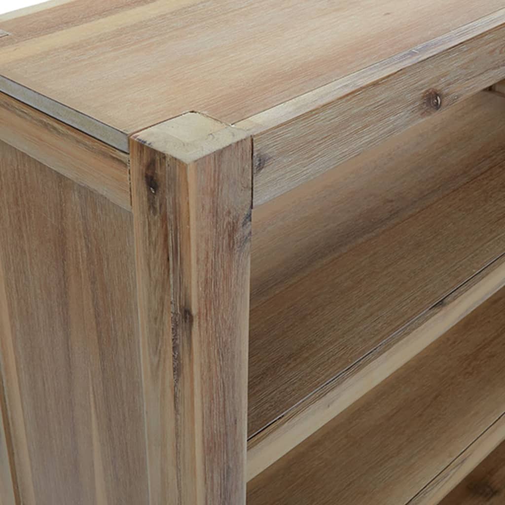 8720287125297_g_en_hd_5 vidaXL 3-Tier Bookcase 80x30x80 cm Solid Wood Acacia - Image 8