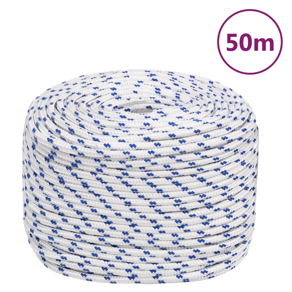 8720287125648_a_en_hd_1 vidaXL Boat Rope White 6 mm 50 m Polypropylene - Image 1