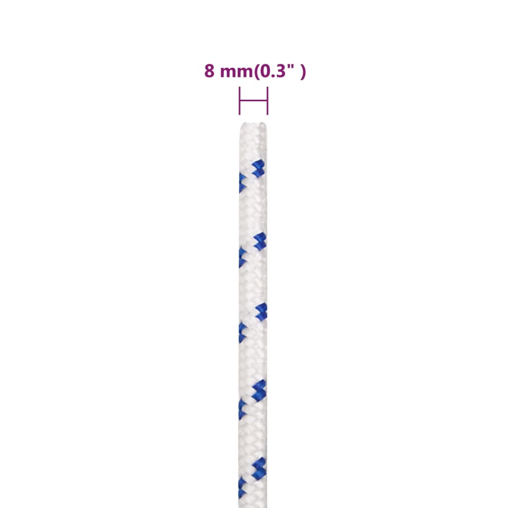 8720287125686_g_en_hd_5 vidaXL Boat Rope White 8 mm 25 m Polypropylene - Image 6