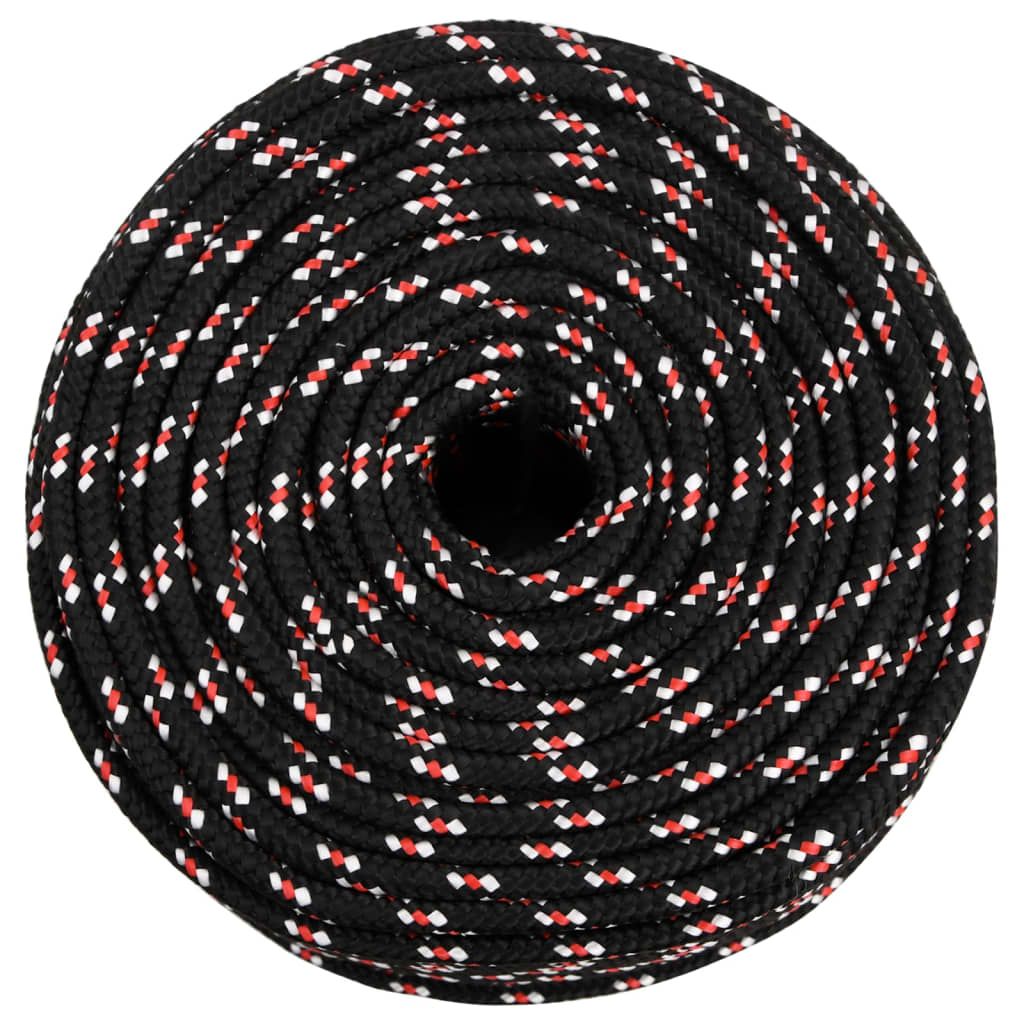 8720287126164_g_en_hd_2 vidaXL Boat Rope Black 6 mm 25 m Polypropylene - Image 3