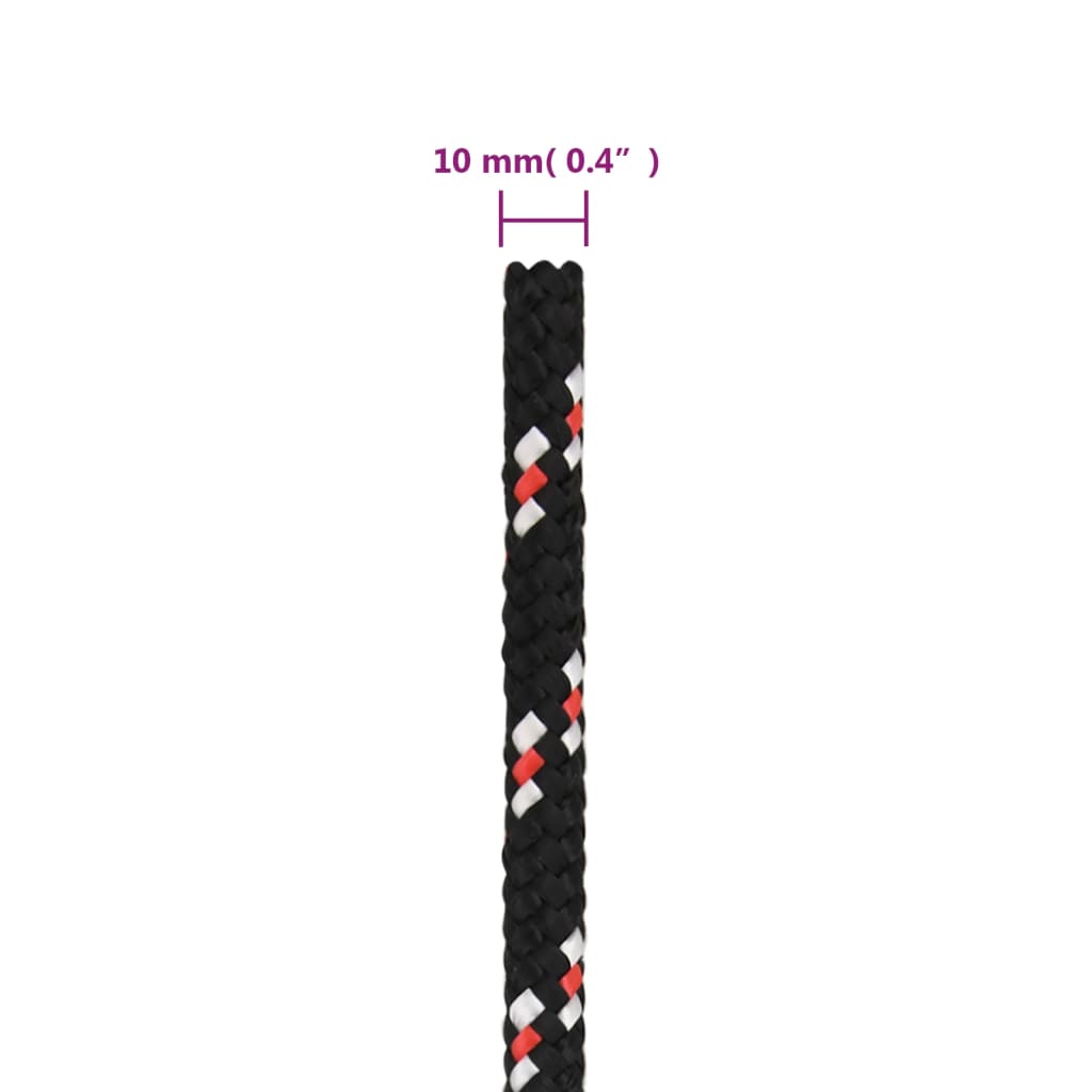 8720287126287_g_en_hd_5 vidaXL Boat Rope Black 10 mm 100 m Polypropylene - Image 6