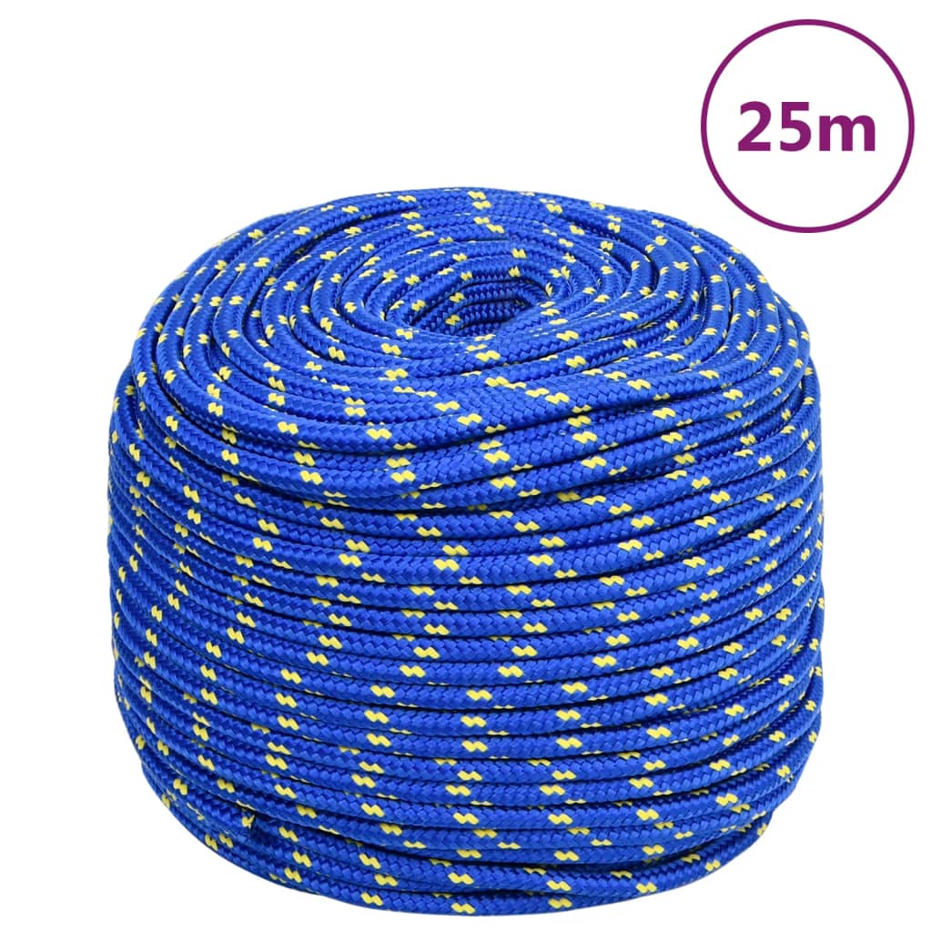 8720287127277_a_en_hd_1 vidaXL Boat Rope Blue 8 mm 25 m Polypropylene - Image 1
