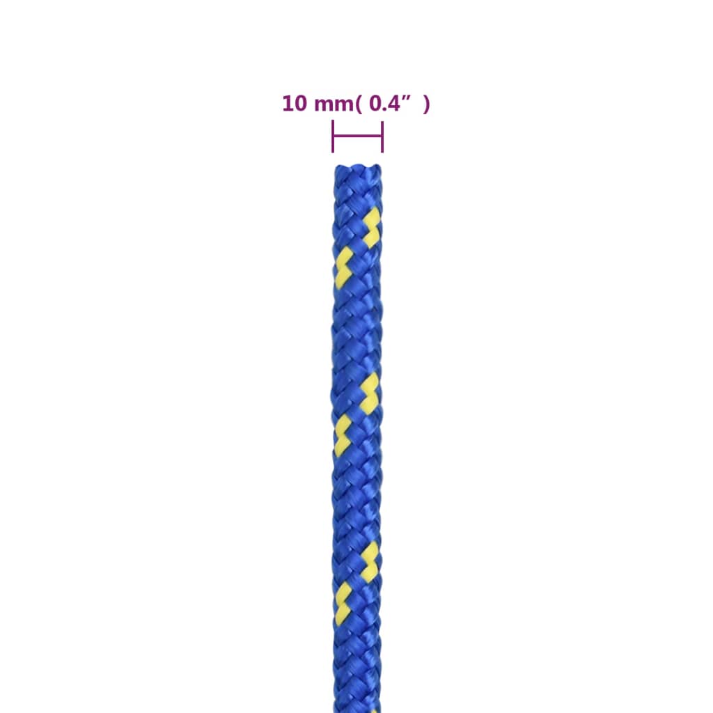 8720287127321_g_en_hd_5 vidaXL Boat Rope Blue 10 mm 25 m Polypropylene - Image 6