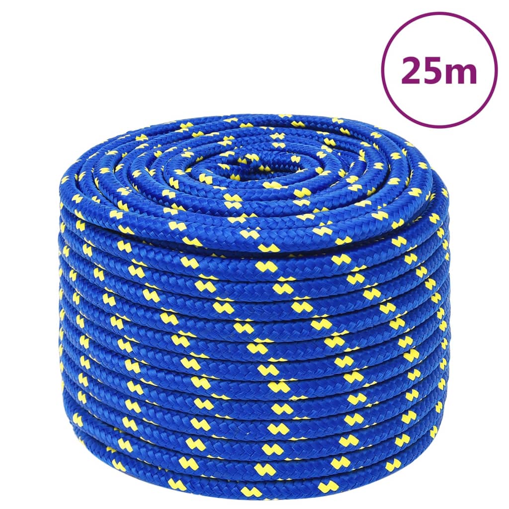 8720287127376_a_en_hd_1 vidaXL Boat Rope Blue 12 mm 25 m Polypropylene - Image 1