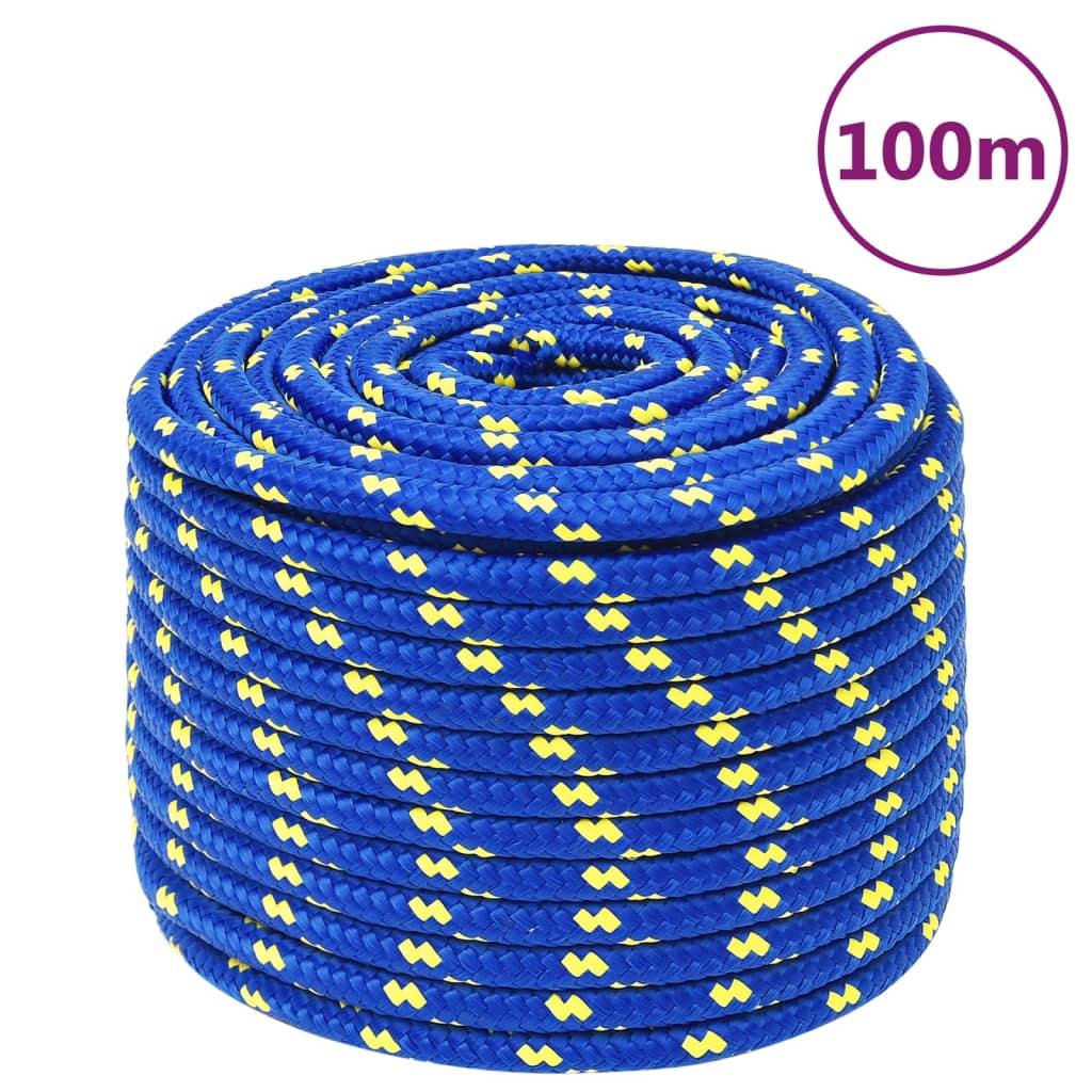 8720287127390_a_en_hd_1 vidaXL Boat Rope Blue 12 mm 100 m Polypropylene - Image 1