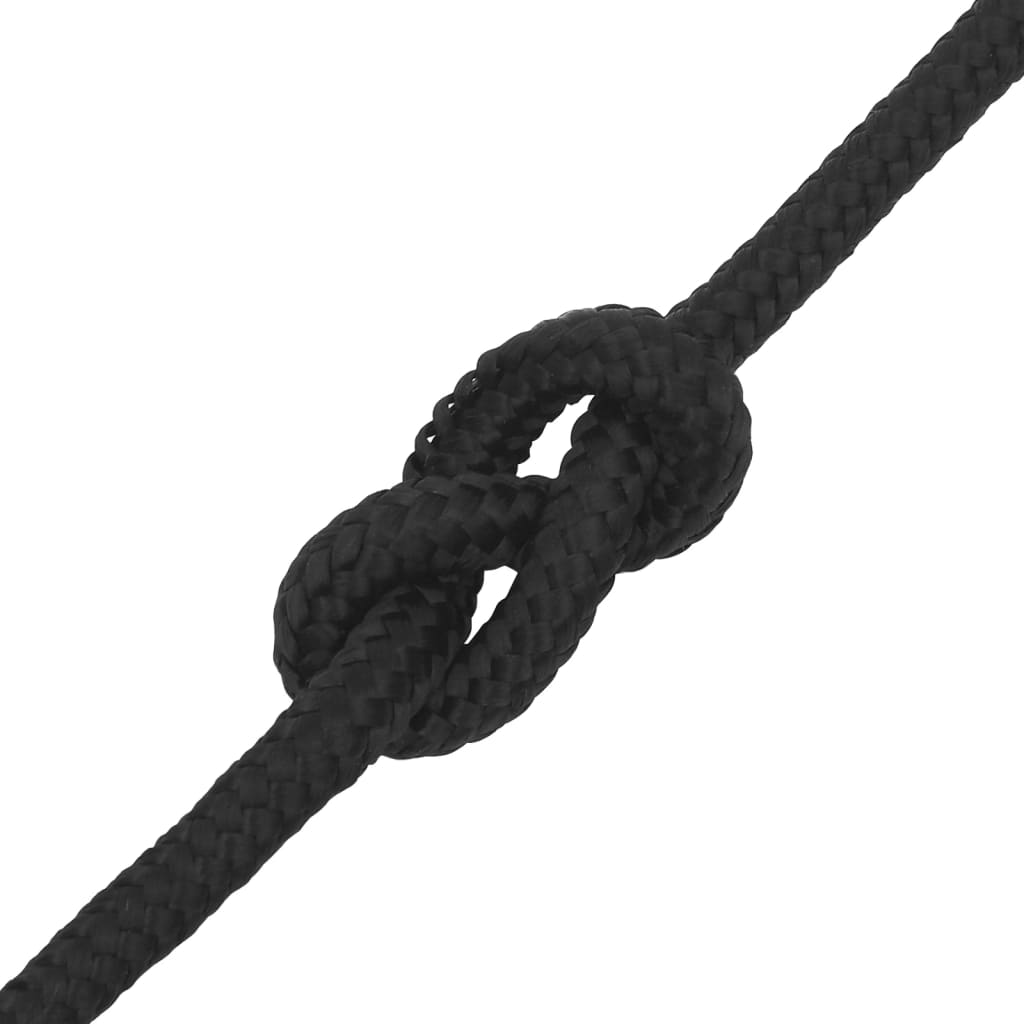 8720287127925_g_en_hd_4 vidaXL Boat Rope Full Black 12 mm 100 m Polypropylene - Image 5