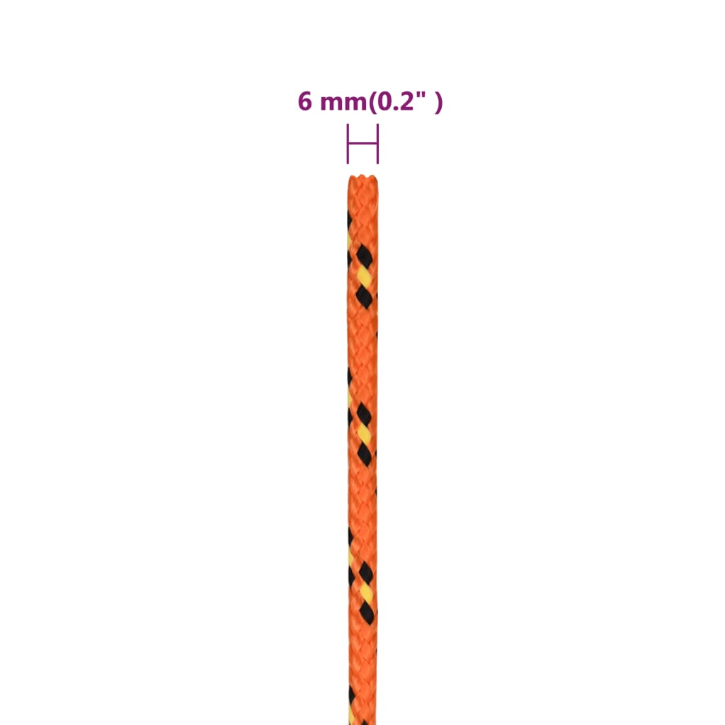 8720287129356_g_en_hd_5 vidaXL Boat Rope Orange 6 mm 50 m Polypropylene - Image 6