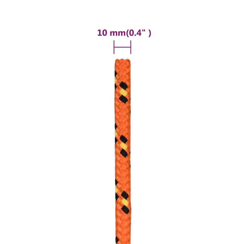 8720287129455_g_en_hd_5 vidaXL Boat Rope Orange 10 mm 50 m Polypropylene - Image 6