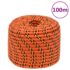 vidaXL Boat Rope Orange 12 mm 100 m Polypropylene