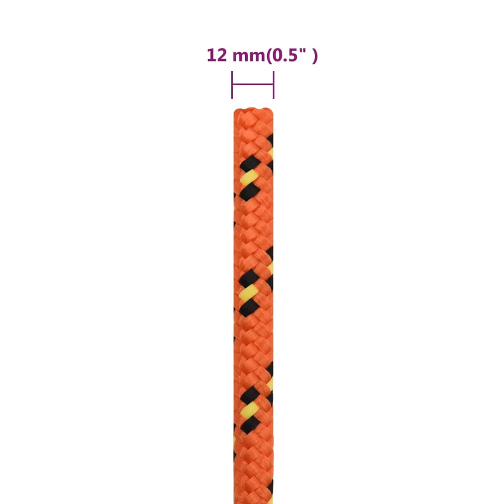 8720287129516_g_en_hd_5 vidaXL Boat Rope Orange 12 mm 100 m Polypropylene - Image 6