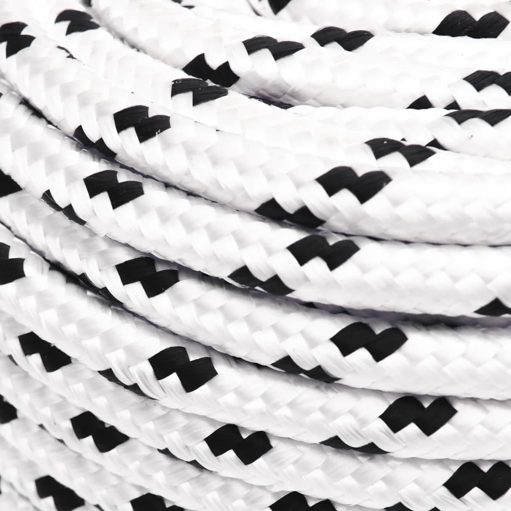 8720287130420_g_en_hd_2 vidaXL Braided Boat Rope White 6 mmx100 m Polyester - Image 3