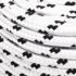 vidaXL Braided Boat Rope White 8 mmx100 m Polyester - Image 3