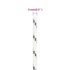 vidaXL Braided Boat Rope White 8 mmx100 m Polyester - Image 5