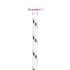 vidaXL Work Rope White 10 mm 100 m Polyester - Image 6