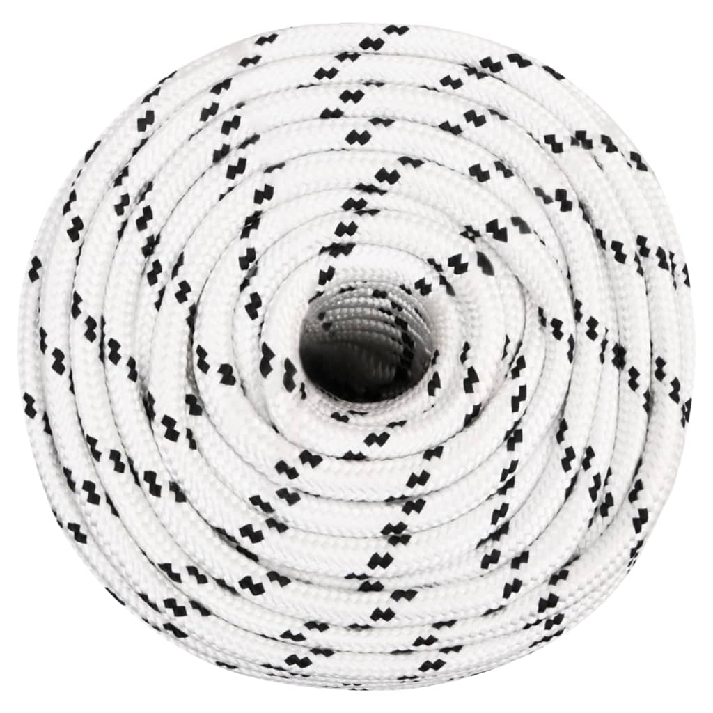 8720287130567_g_en_hd_1 vidaXL Braided Boat Rope White 12 mmx100 m Polyester - Image 2