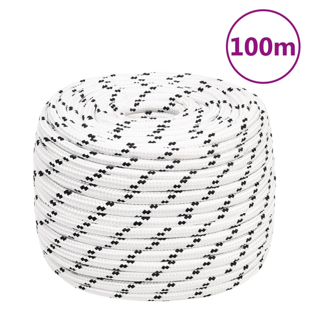 8720287130567_g_en_hd_5 vidaXL Braided Boat Rope White 12 mmx100 m Polyester - Image 6