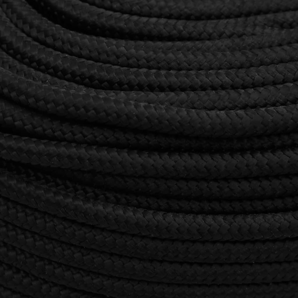 8720287130932_g_en_hd_3 vidaXL Work Rope Black 6 mm 100 m Polyester - Image 4
